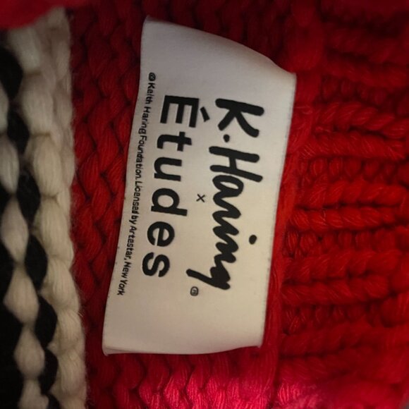 Etudes Red Keith Haring Wool blend Sweater - Picture 4 of 6
